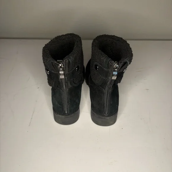 Bjorndal Black Ankle Boots with Fold-Over Cuff - Picture 4 of 7